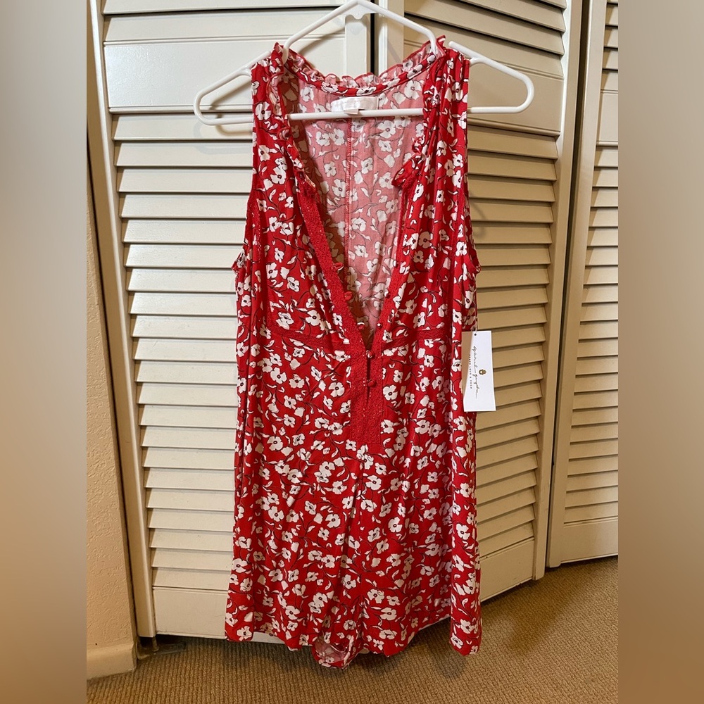 New with tags! Spiritual Gangster breezy floral romper